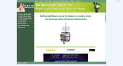 Desktop Screenshot of gogreenwithsteam.com